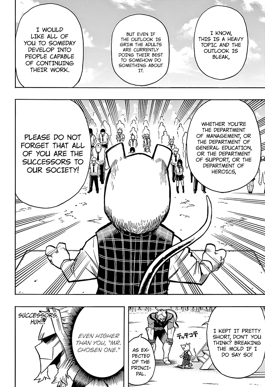 Boku no Hero Academia Chapter 121 page 19 - Chapter 121: The Second Semester Opening Ceremony