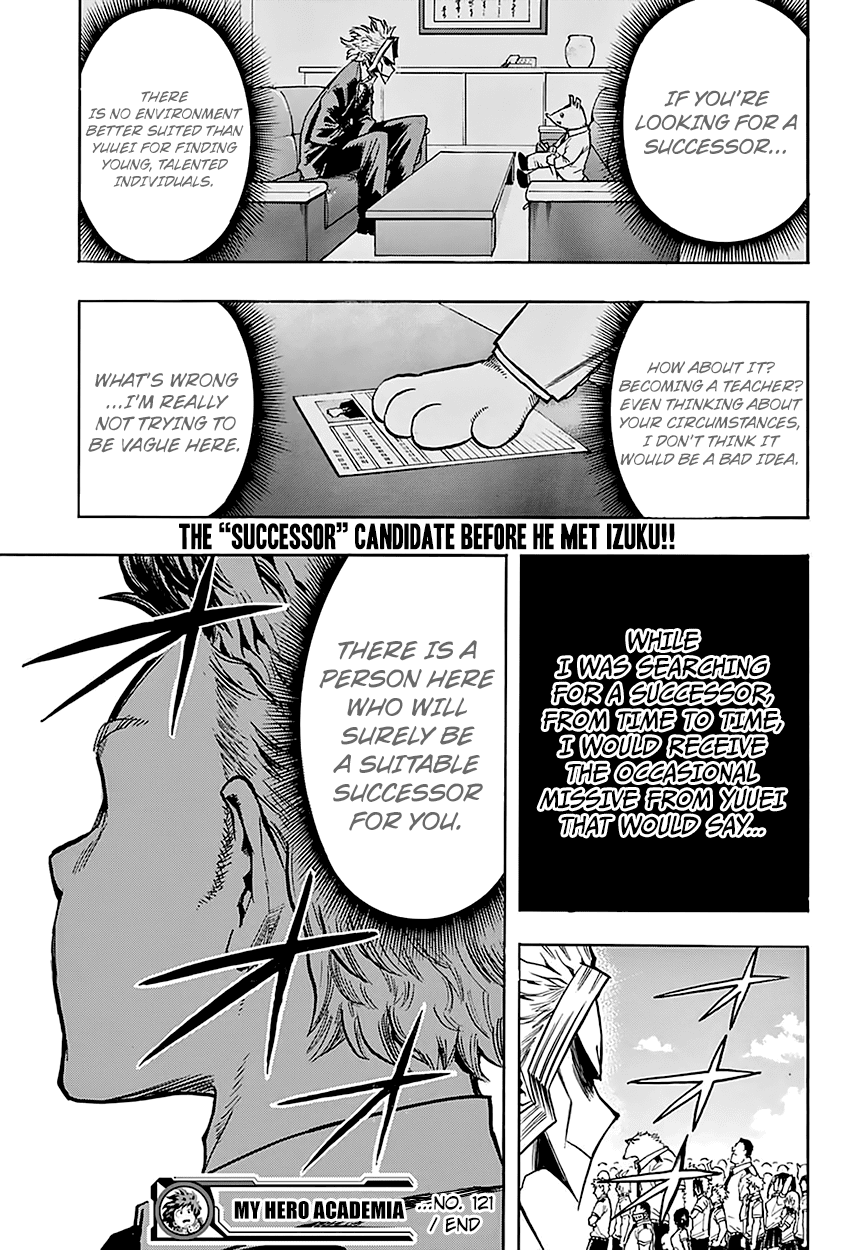 Boku no Hero Academia Chapter 121 page 20 - Chapter 121: The Second Semester Opening Ceremony