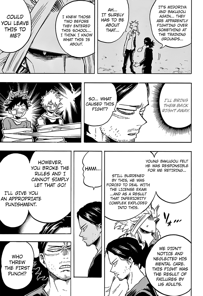 Boku no Hero Academia Chapter 121 page 8 - Chapter 121: The Second Semester Opening Ceremony