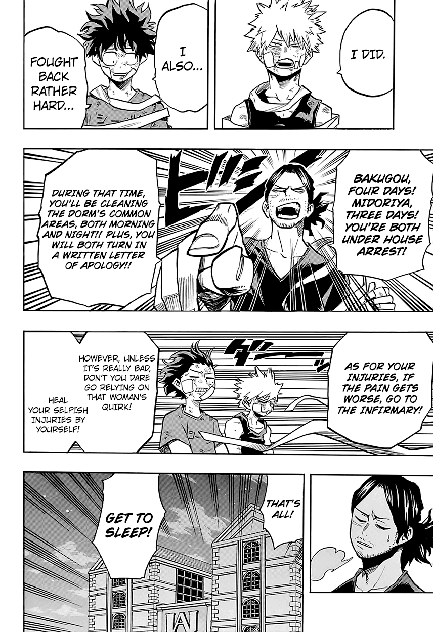 Boku no Hero Academia Chapter 121 page 9 - Chapter 121: The Second Semester Opening Ceremony