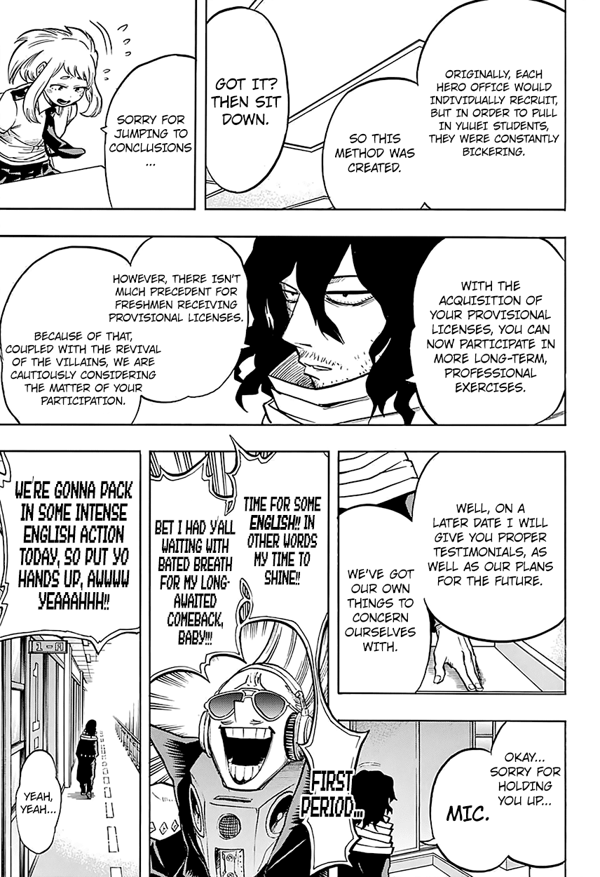 Boku no Hero Academia Chapter 122 page 10 - Chapter 122: The Season For Encounters