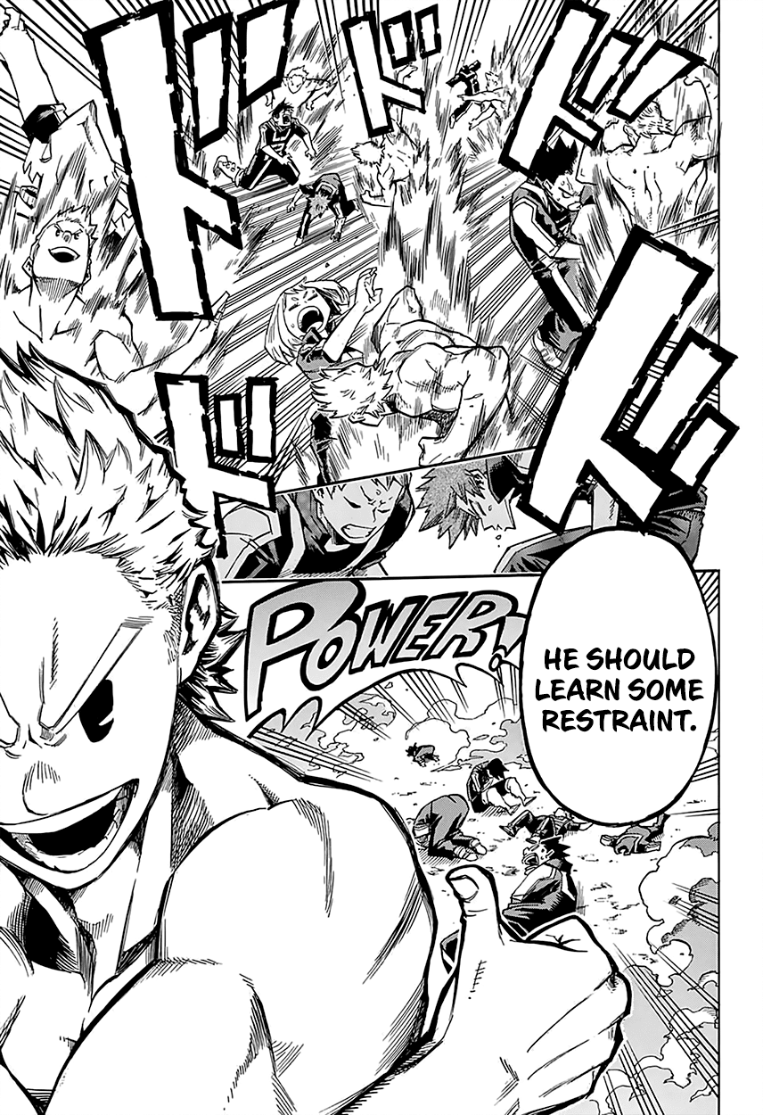 Boku no Hero Academia Chapter 124 page 10 - Chapter 124: Embryos Kicking in the Womb!! The Internship Arc