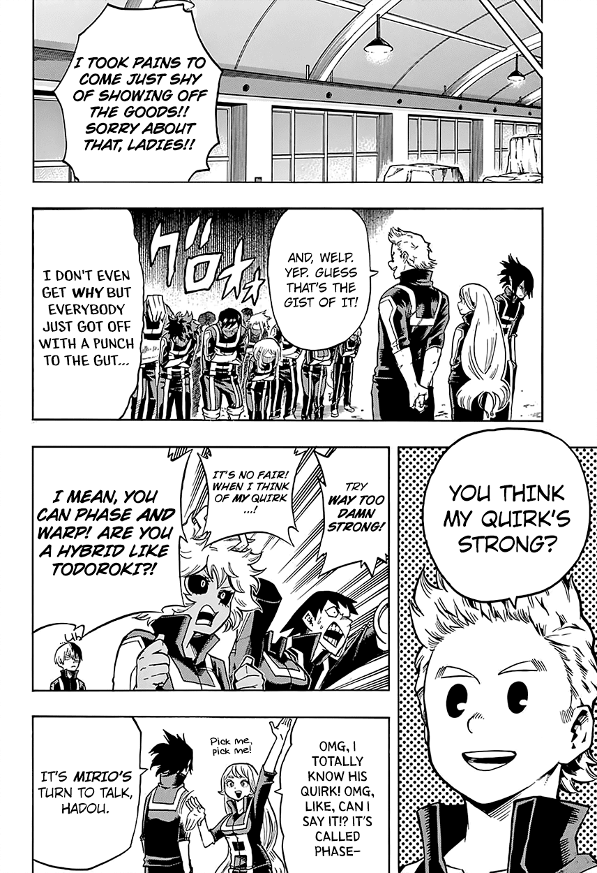 Boku no Hero Academia Chapter 124 page 11 - Chapter 124: Embryos Kicking in the Womb!! The Internship Arc