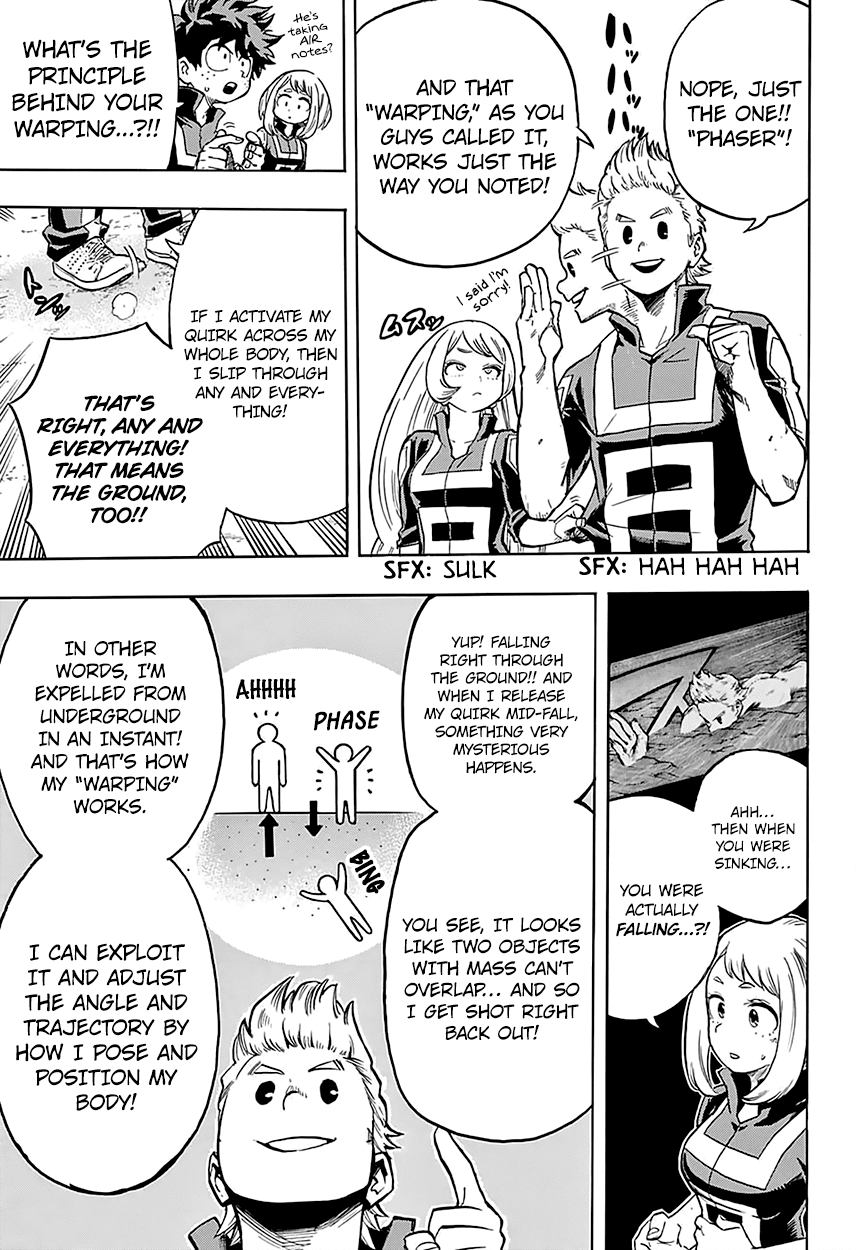 Boku no Hero Academia Chapter 124 page 12 - Chapter 124: Embryos Kicking in the Womb!! The Internship Arc