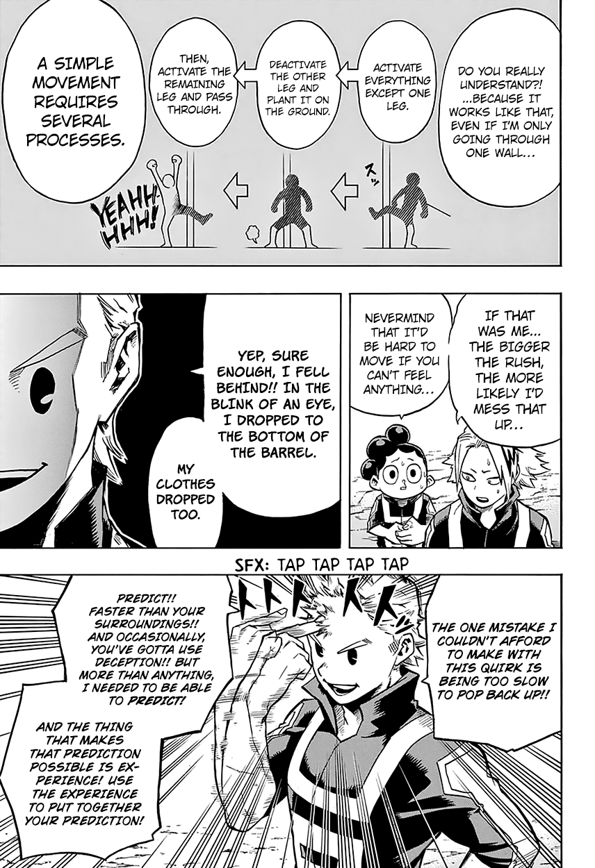 Boku no Hero Academia Chapter 124 page 14 - Chapter 124: Embryos Kicking in the Womb!! The Internship Arc