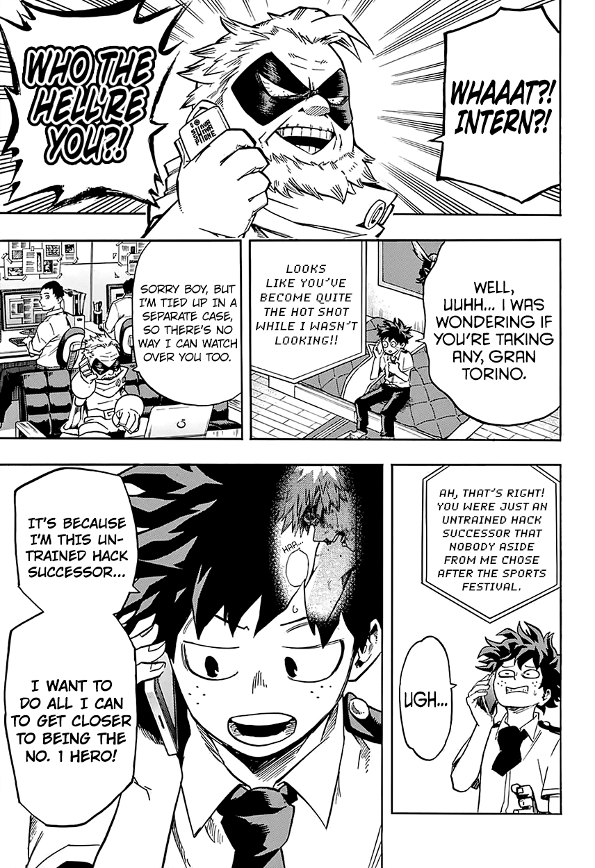 Boku no Hero Academia Chapter 124 page 18 - Chapter 124: Embryos Kicking in the Womb!! The Internship Arc