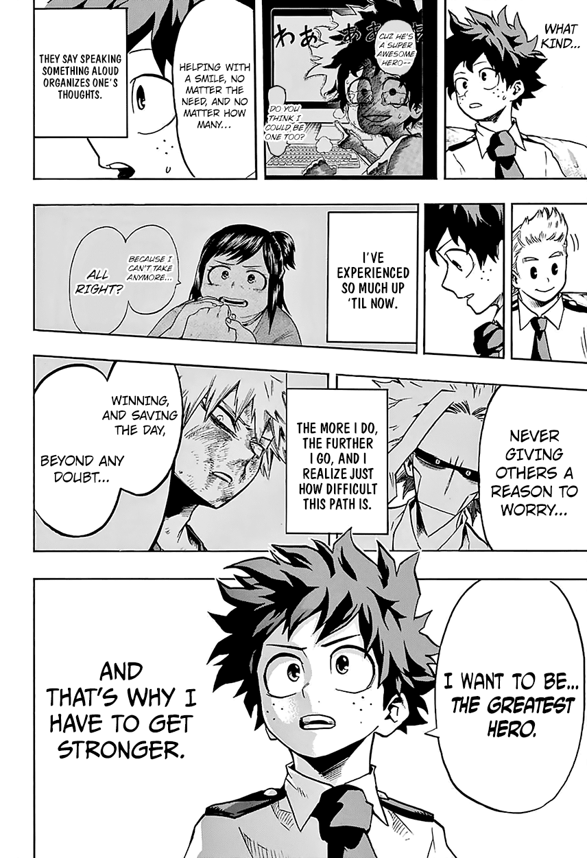 Boku no Hero Academia Chapter 126 page 10 - Chapter 126: Opening Up The World