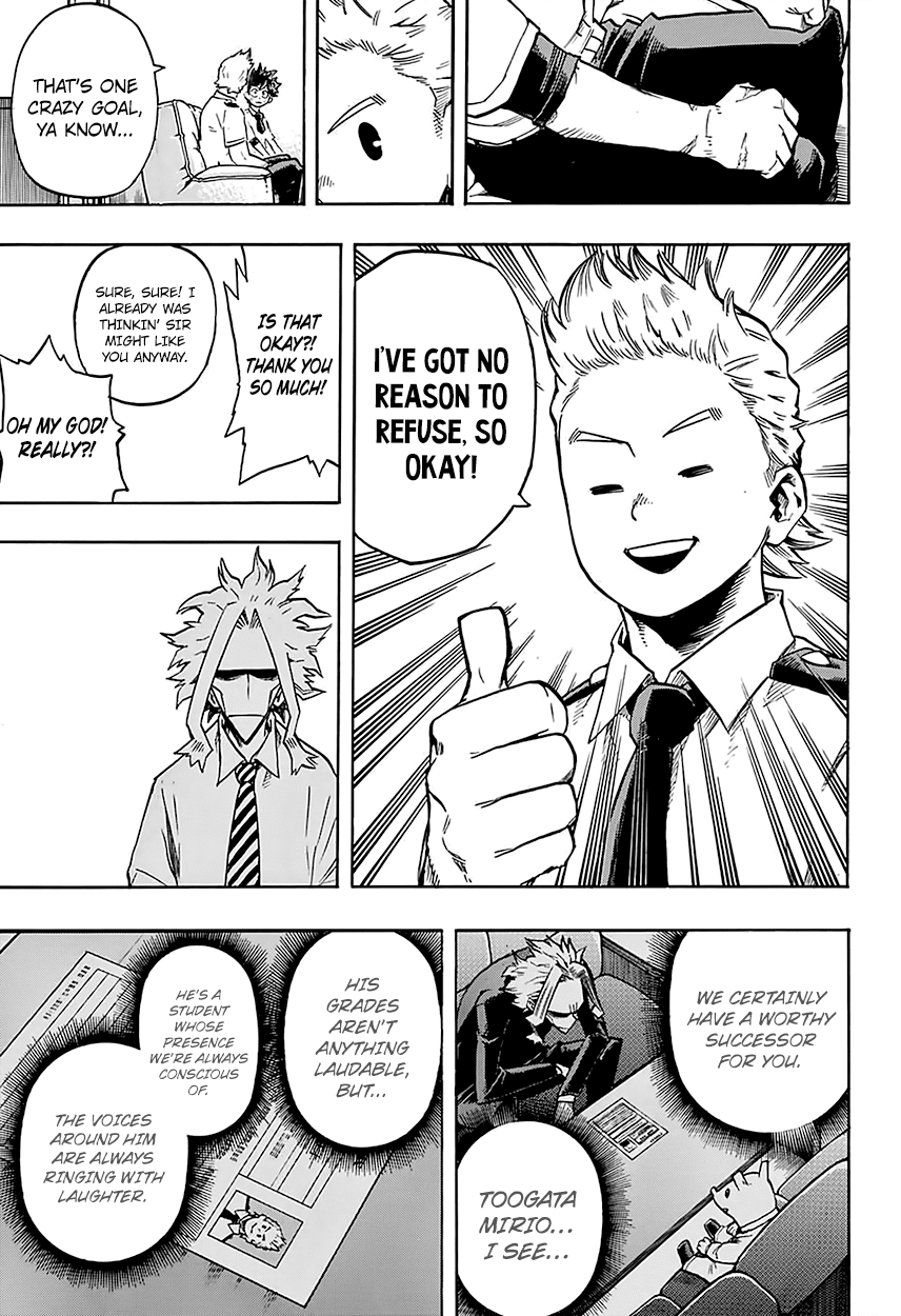 Boku no Hero Academia Chapter 126 page 11 - Chapter 126: Opening Up The World