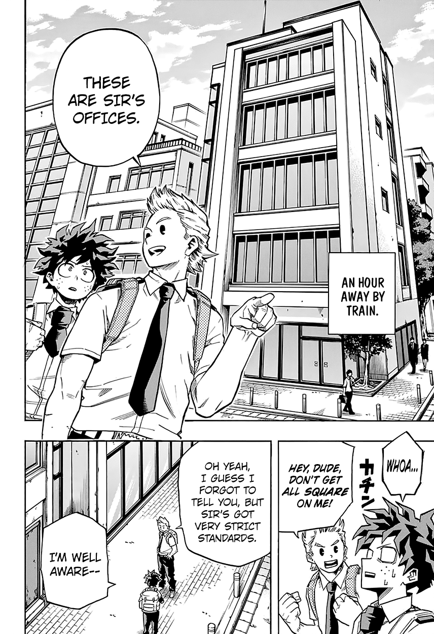 Boku no Hero Academia Chapter 126 page 14 - Chapter 126: Opening Up The World