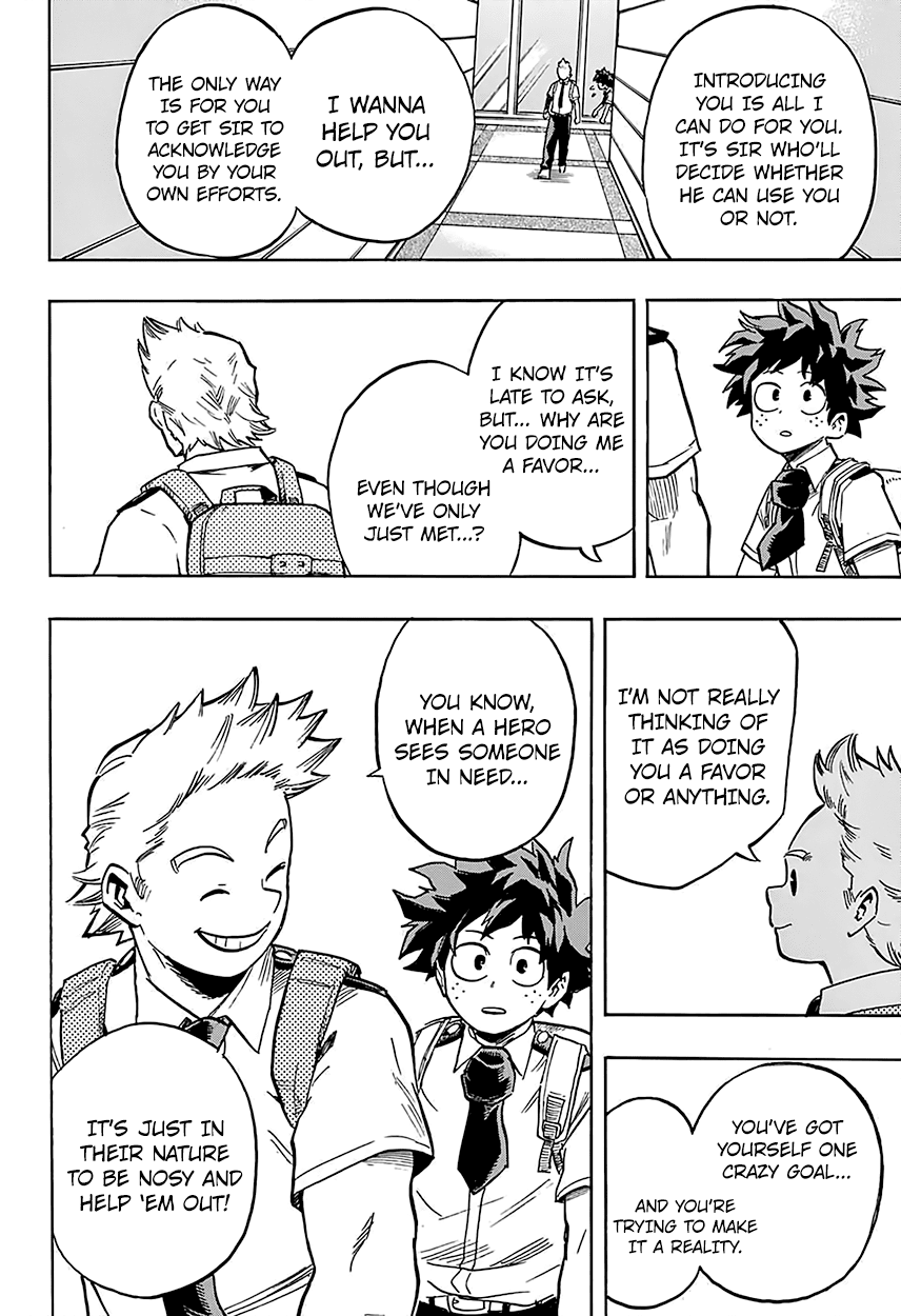 Boku no Hero Academia Chapter 126 page 16 - Chapter 126: Opening Up The World