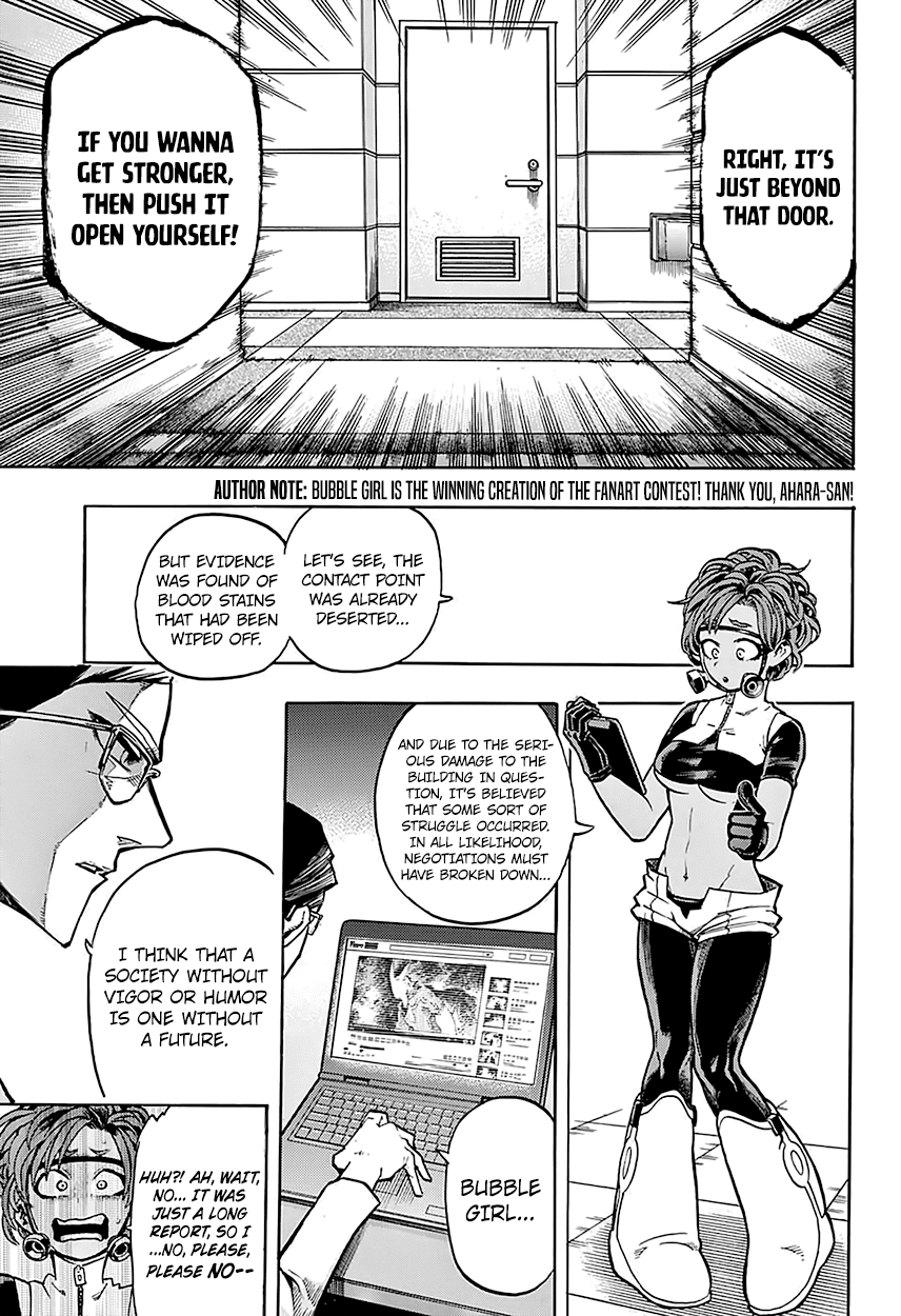 Boku no Hero Academia Chapter 126 page 17 - Chapter 126: Opening Up The World