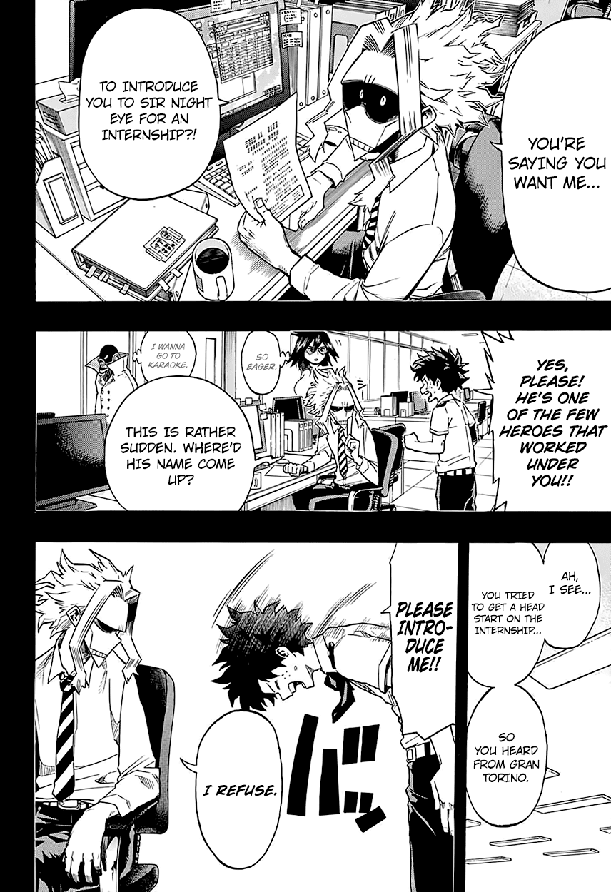 Boku no Hero Academia Chapter 126 page 4 - Chapter 126: Opening Up The World