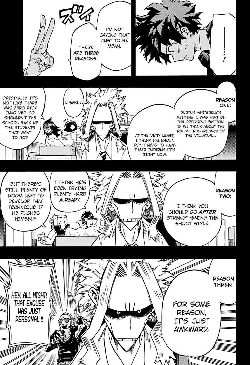 Boku no Hero Academia Chapter 126 page 5 - Chapter 126: Opening Up The World