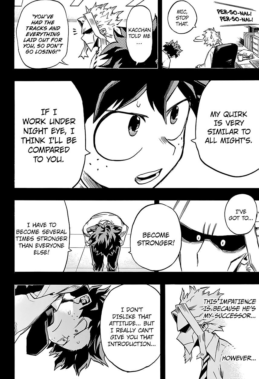 Boku no Hero Academia Chapter 126 page 6 - Chapter 126: Opening Up The World