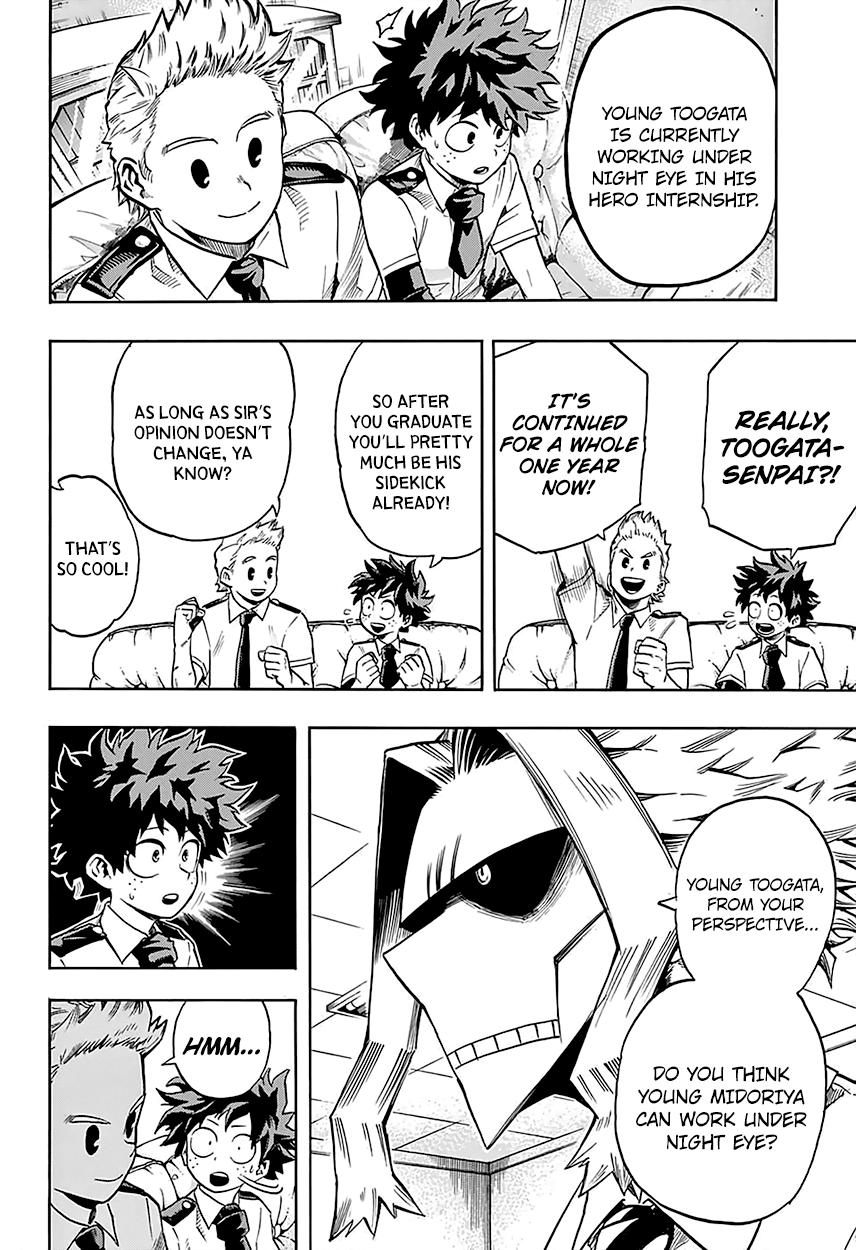 Boku no Hero Academia Chapter 126 page 8 - Chapter 126: Opening Up The World