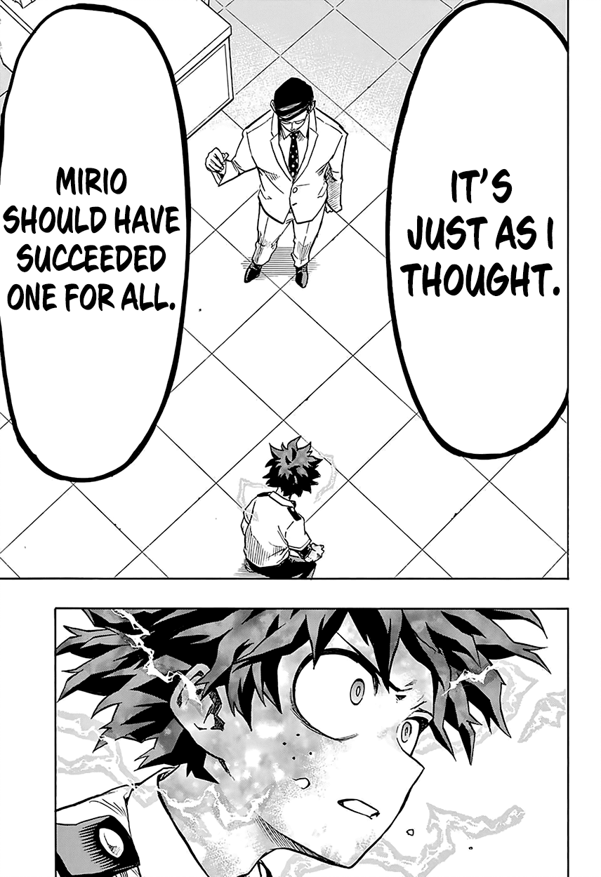 Boku no Hero Academia Chapter 127 page 16 - Chapter 127: Sir Night Eye and Midoriya Izuku and Toogata Mirio and All Might