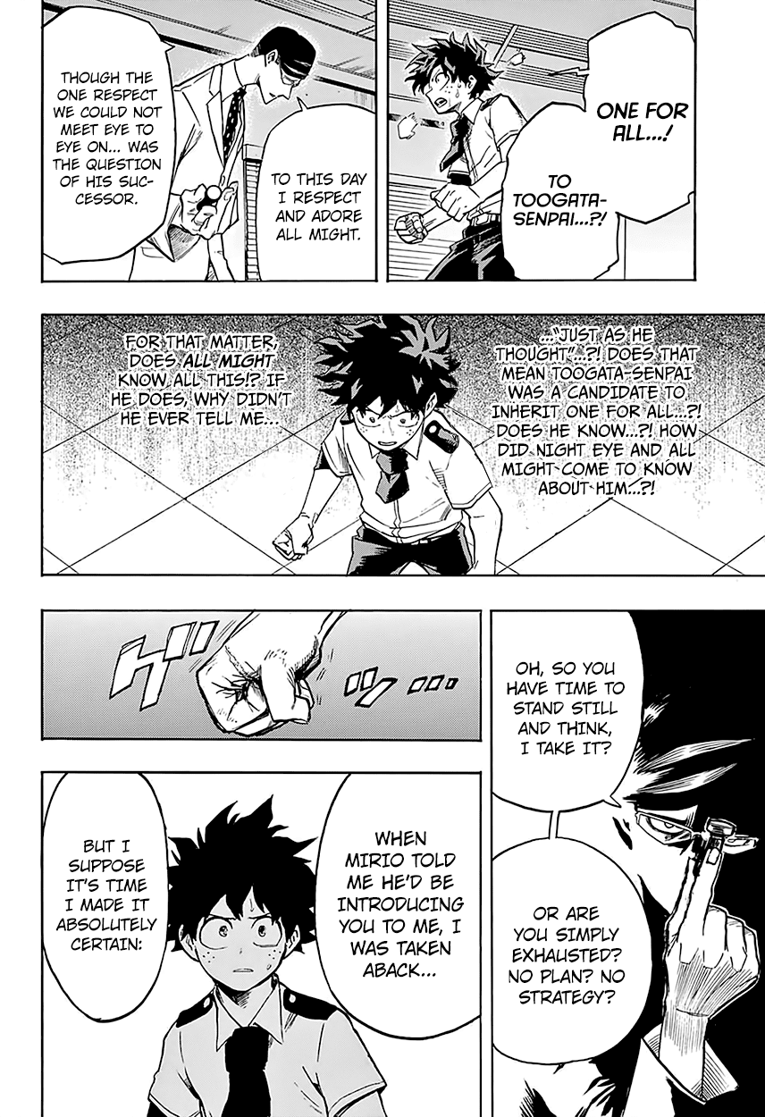 Boku no Hero Academia Chapter 127 page 17 - Chapter 127: Sir Night Eye and Midoriya Izuku and Toogata Mirio and All Might
