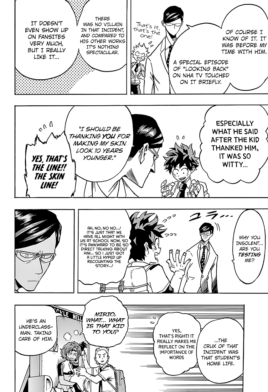 Boku no Hero Academia Chapter 127 page 5 - Chapter 127: Sir Night Eye and Midoriya Izuku and Toogata Mirio and All Might
