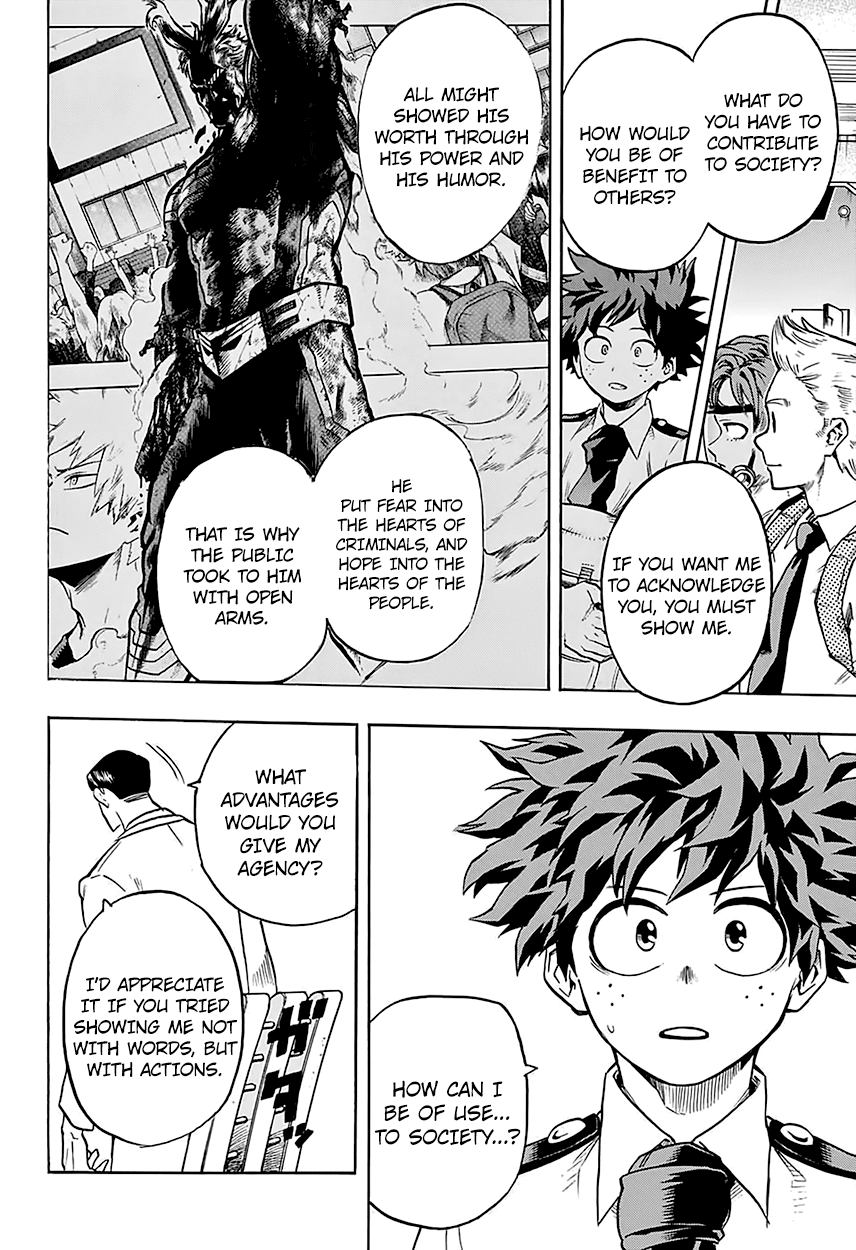 Boku no Hero Academia Chapter 127 page 9 - Chapter 127: Sir Night Eye and Midoriya Izuku and Toogata Mirio and All Might