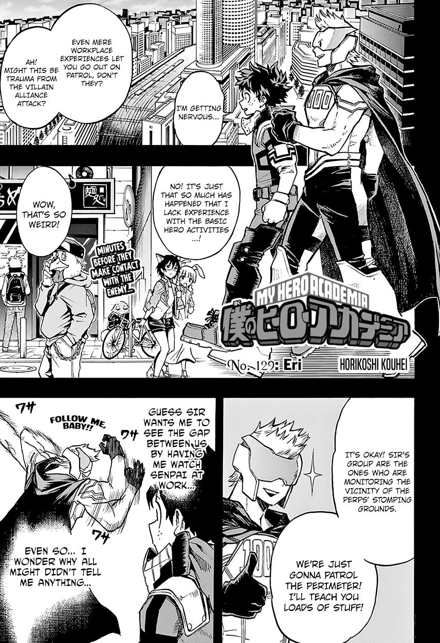 Boku no Hero Academia Chapter 129 page 3 - Chapter 129: Eri