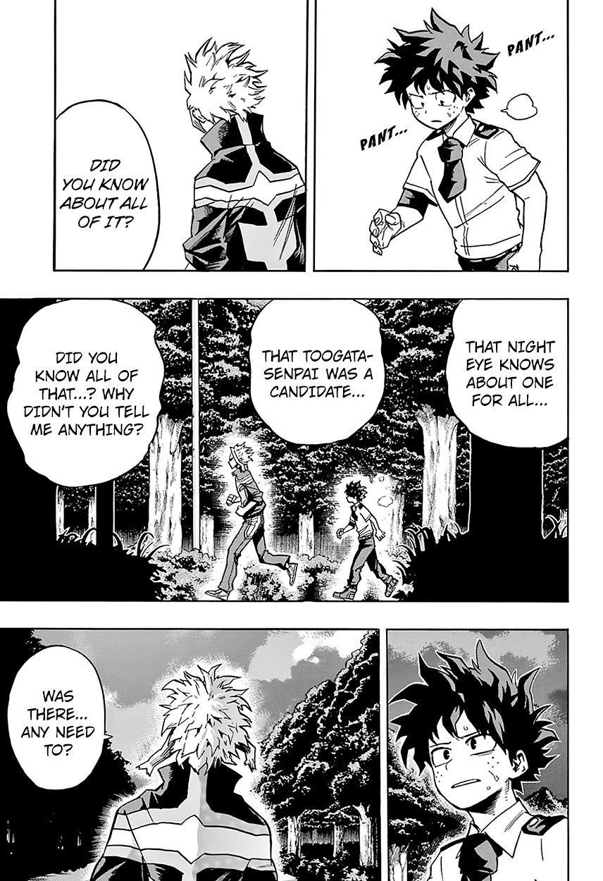 Boku no Hero Academia Chapter 130 page 13 - Chapter 130: Demand the Whole Truth