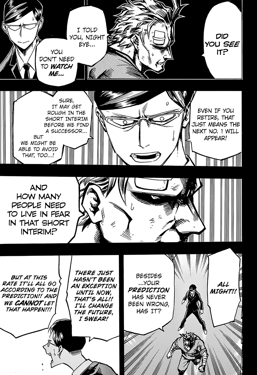 Boku no Hero Academia Chapter 130 page 19 - Chapter 130: Demand the Whole Truth