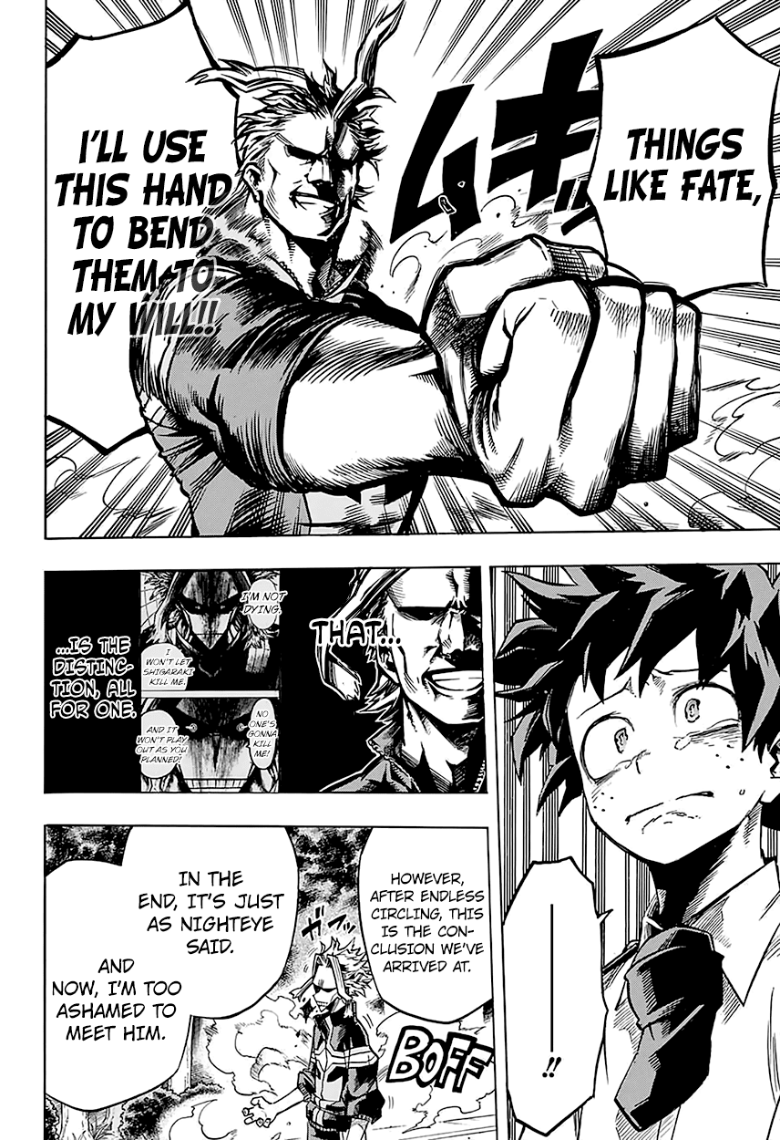 Boku no Hero Academia Chapter 131 page 12 - Chapter 131: Opposing Fate