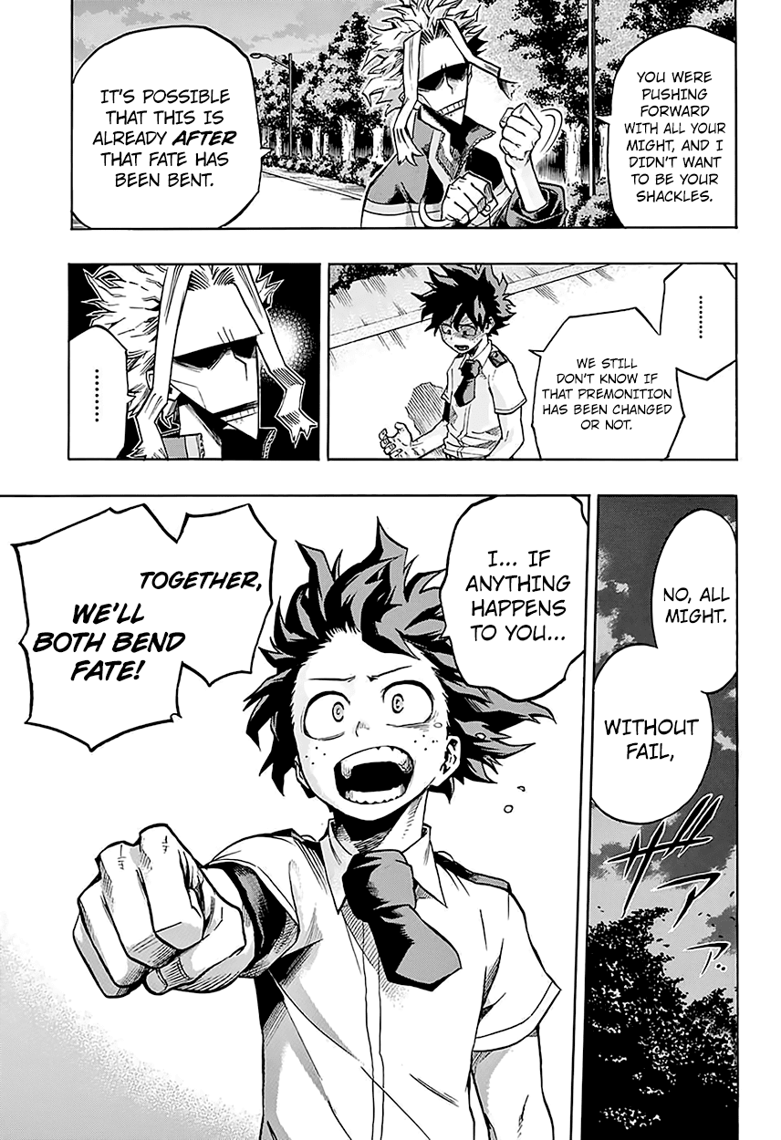 Boku no Hero Academia Chapter 131 page 13 - Chapter 131: Opposing Fate