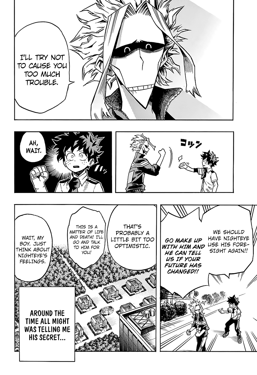 Boku no Hero Academia Chapter 131 page 14 - Chapter 131: Opposing Fate