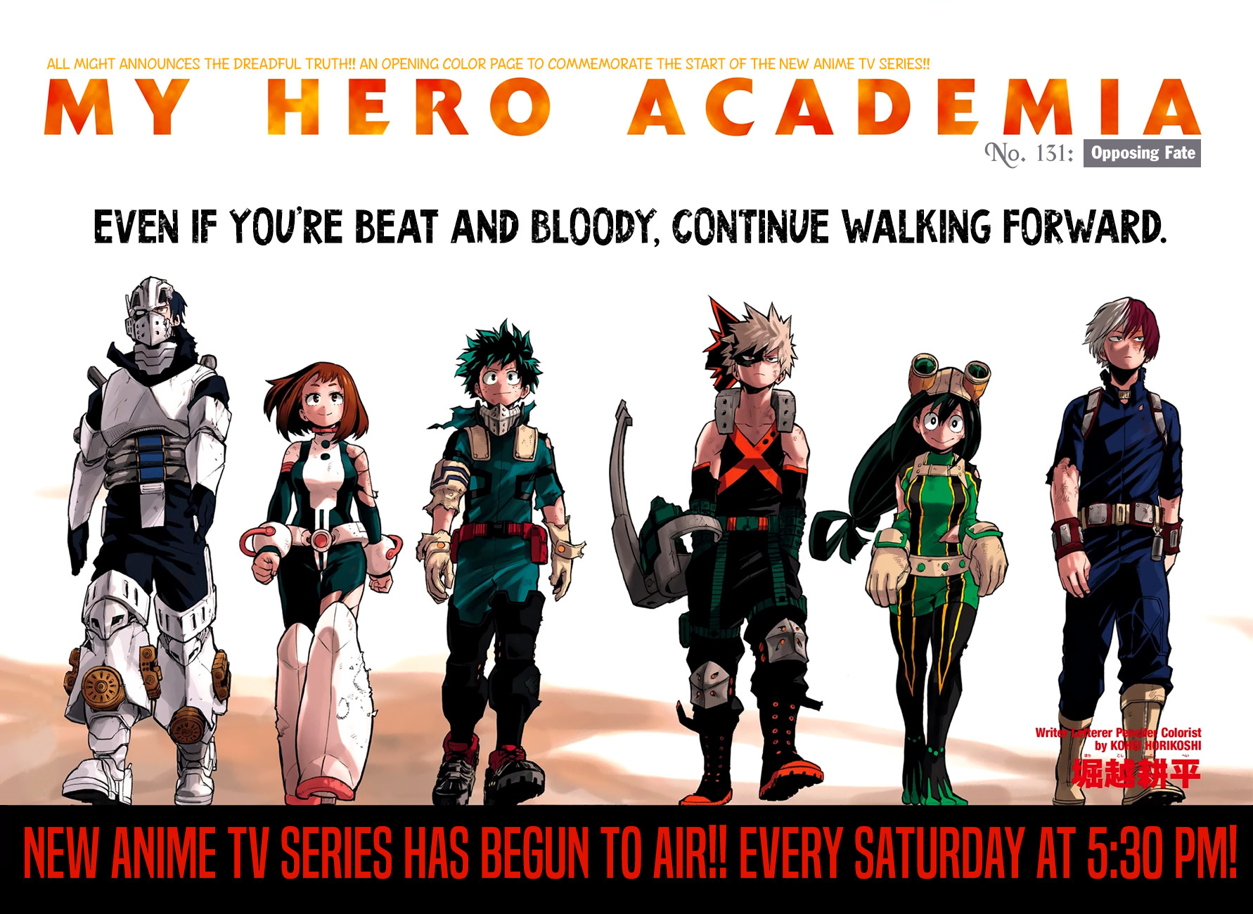 Boku no Hero Academia Chapter 131 page 4 - Chapter 131: Opposing Fate