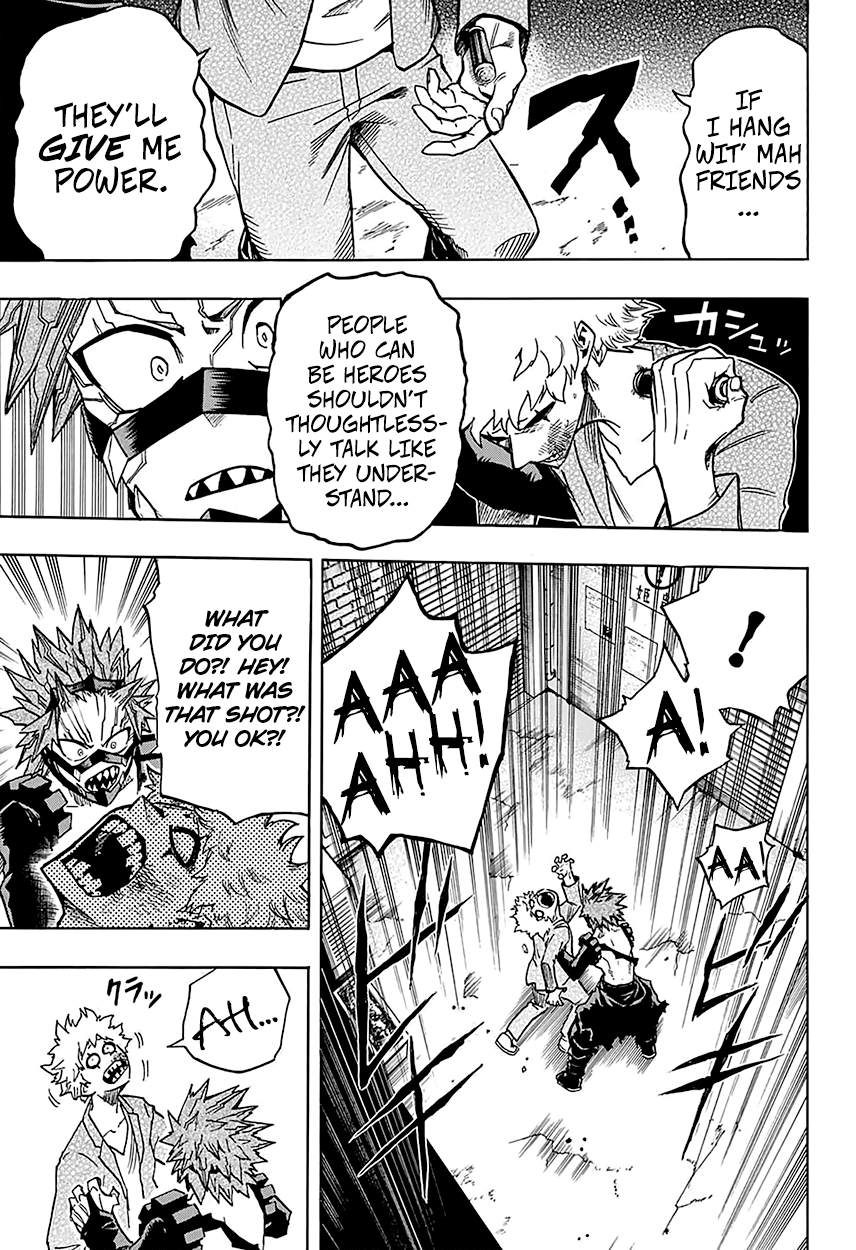 Boku no Hero Academia Chapter 133 page 10 - Chapter 133: Give Chase, Kirishima