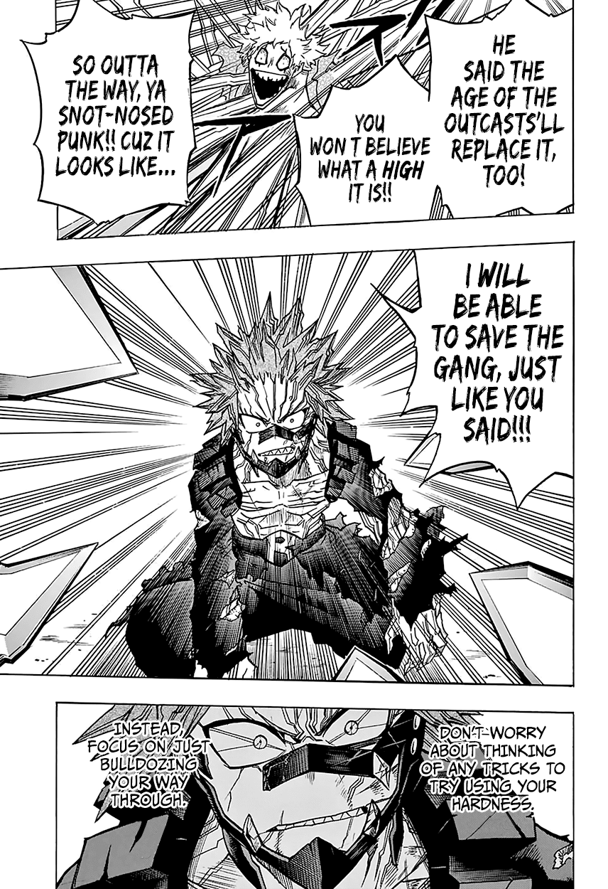 Boku no Hero Academia Chapter 133 page 16 - Chapter 133: Give Chase, Kirishima