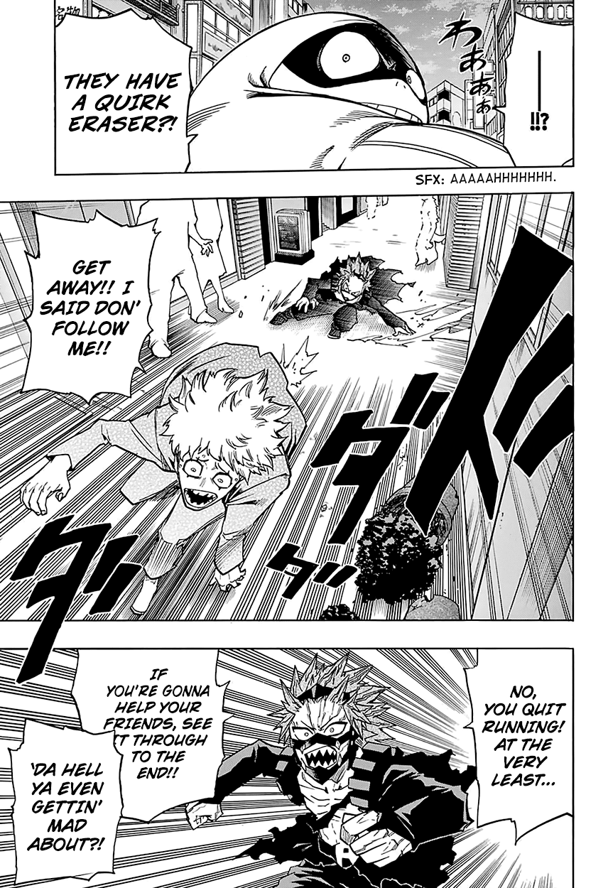 Boku no Hero Academia Chapter 133 page 6 - Chapter 133: Give Chase, Kirishima