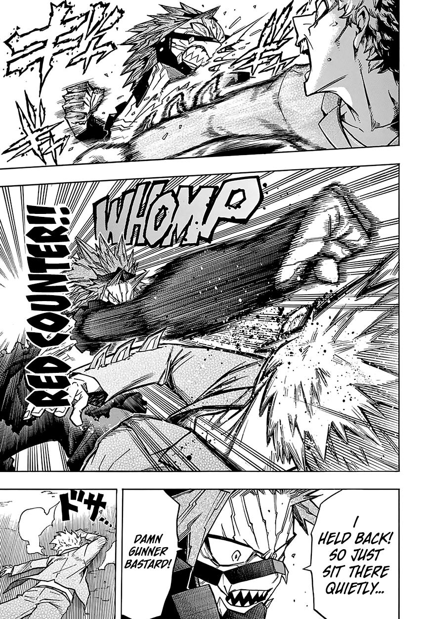 Boku no Hero Academia Chapter 133 page 8 - Chapter 133: Give Chase, Kirishima