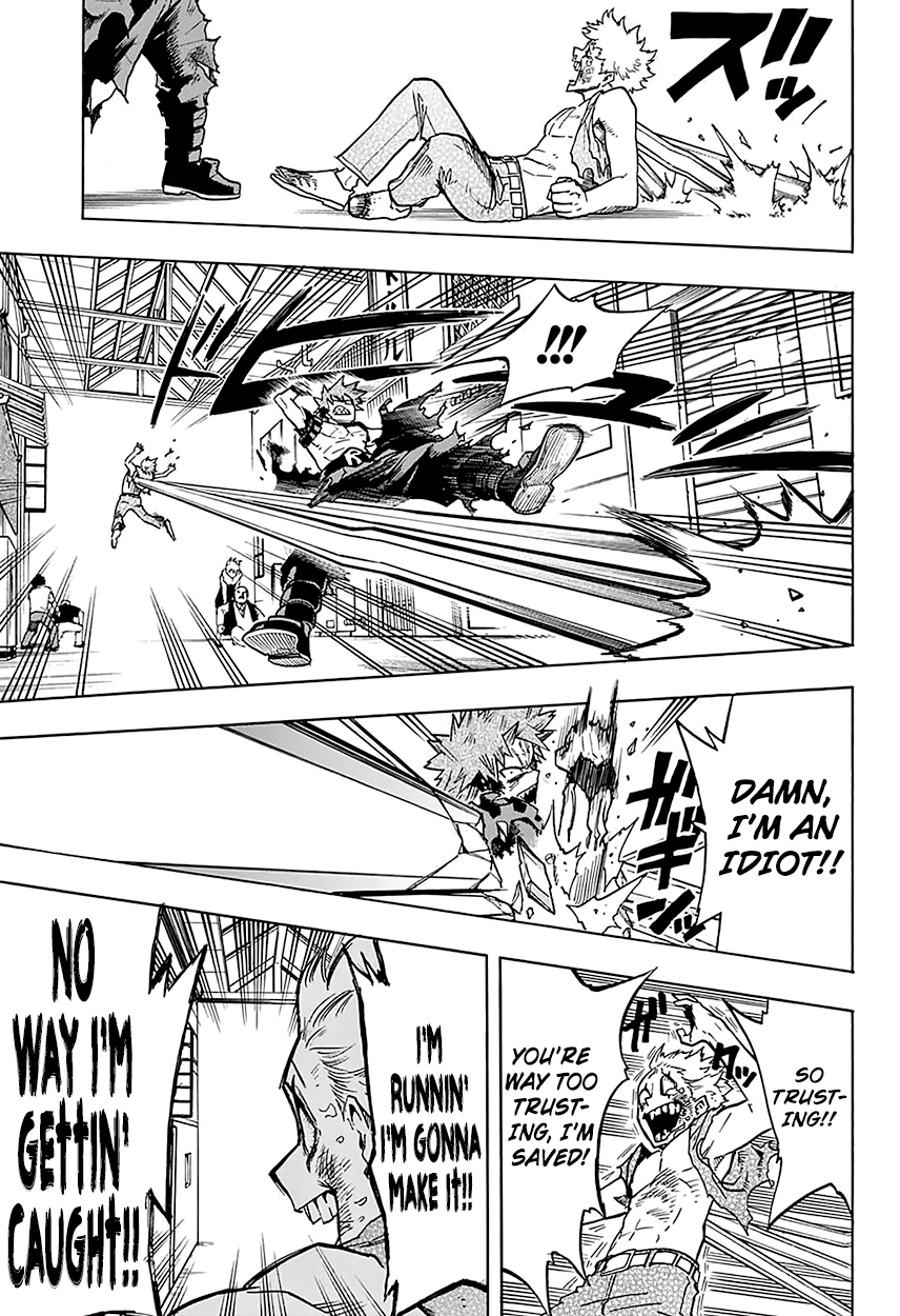 Boku no Hero Academia Chapter 134 page 10 - Chapter 134: Show Your Guts, Red Riot!