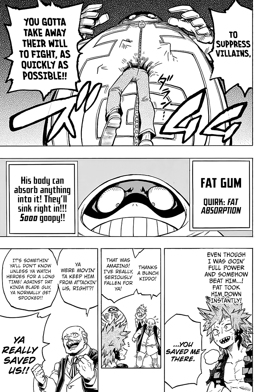 Boku no Hero Academia Chapter 134 page 12 - Chapter 134: Show Your Guts, Red Riot!