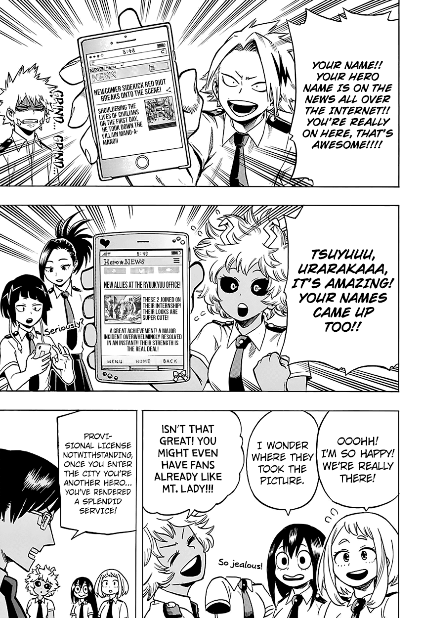 Boku no Hero Academia Chapter 134 page 16 - Chapter 134: Show Your Guts, Red Riot!