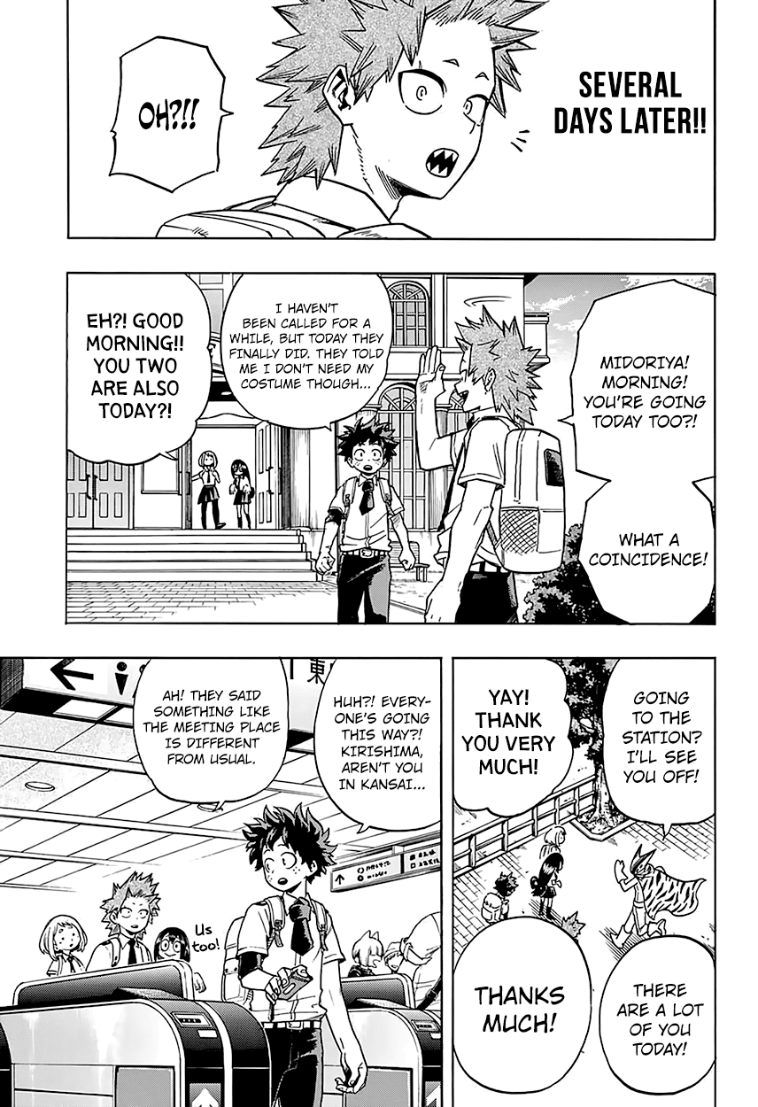 Boku no Hero Academia Chapter 134 page 18 - Chapter 134: Show Your Guts, Red Riot!