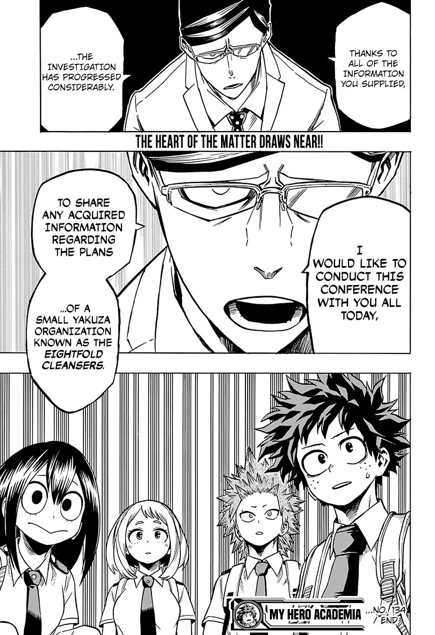 Boku no Hero Academia Chapter 134 page 22 - Chapter 134: Show Your Guts, Red Riot!