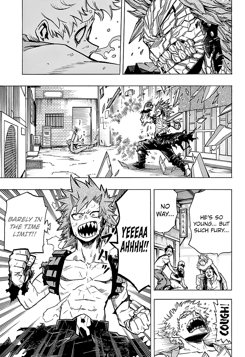 Boku no Hero Academia Chapter 134 page 8 - Chapter 134: Show Your Guts, Red Riot!
