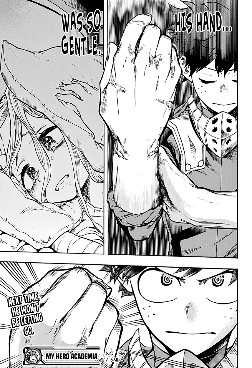 Boku no Hero Academia Chapter 136 page 22 - Chapter 136: So Close!!