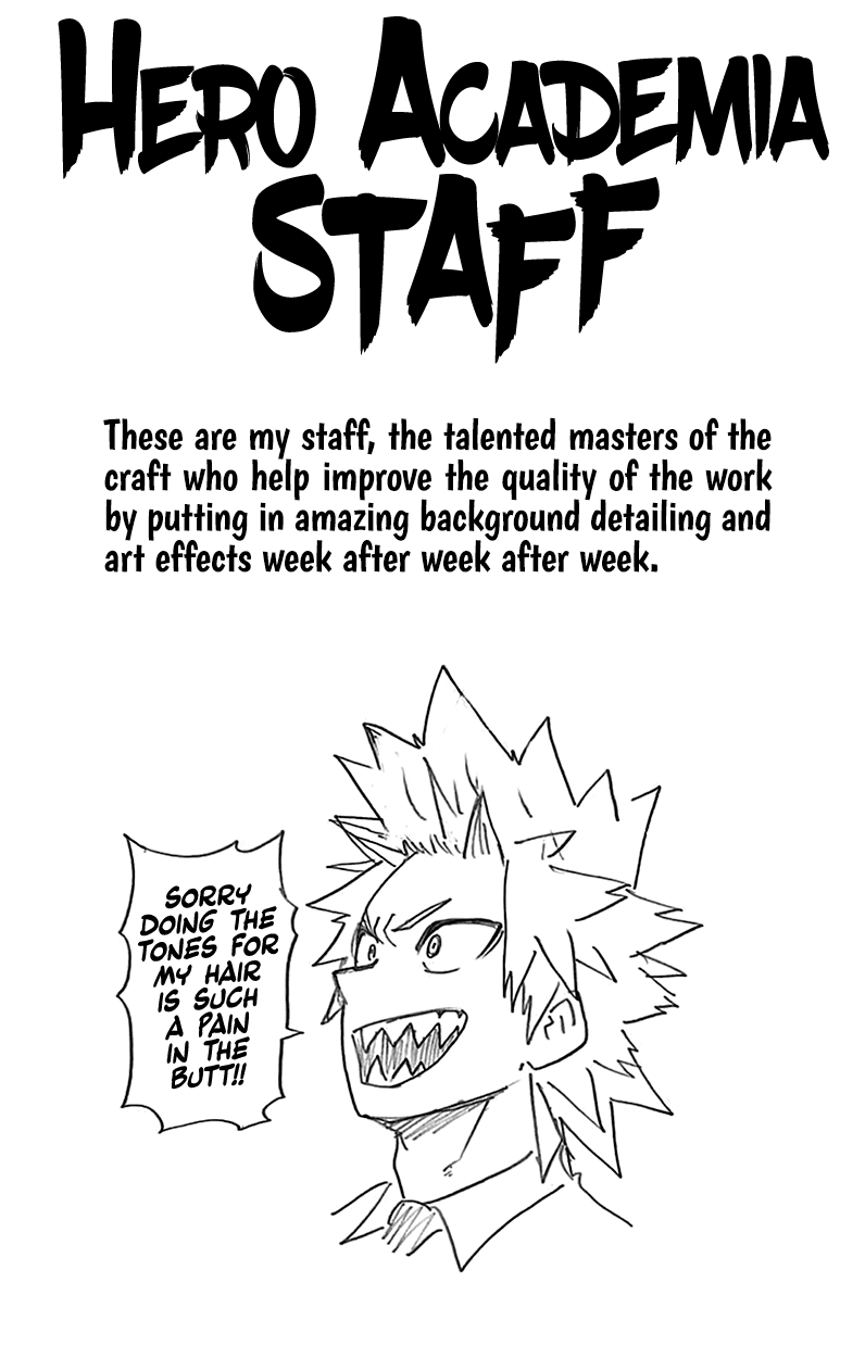 Boku no Hero Academia Chapter 137.5 page 14 - Chapter 137.5: Volume 15 Omake
