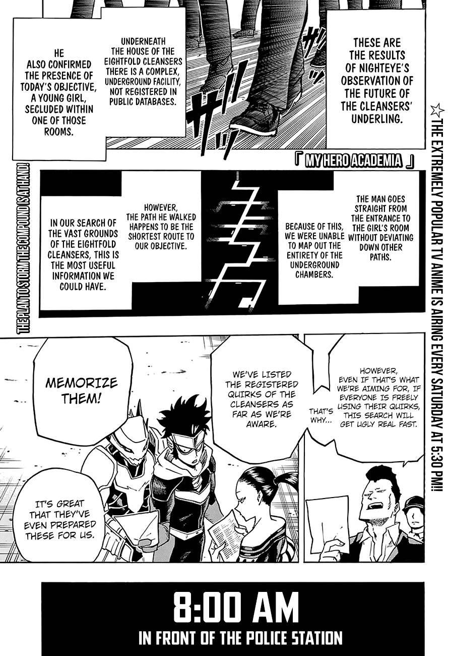 Boku no Hero Academia Chapter 138 page 3 - Chapter 138: GO!!