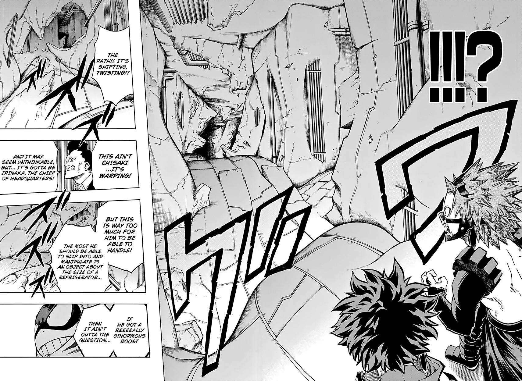 Boku no Hero Academia Chapter 139 page 13 - Chapter 139: Bone-chilling!! The Underground Labyrinth