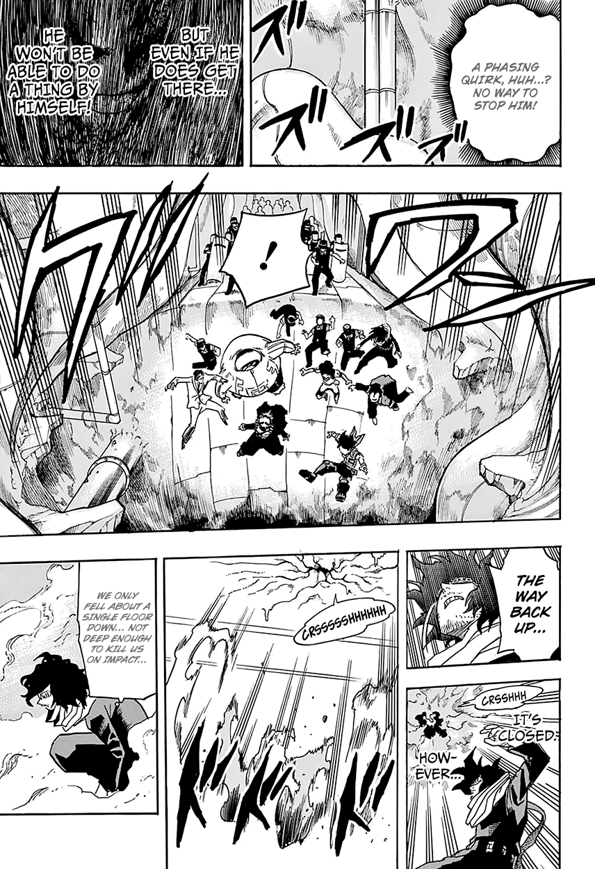 Boku no Hero Academia Chapter 139 page 17 - Chapter 139: Bone-chilling!! The Underground Labyrinth
