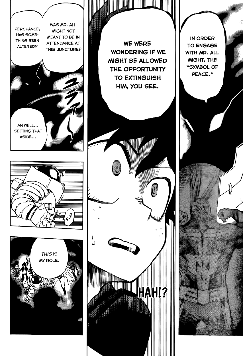 Boku no Hero Academia Chapter 14 page 10 - Chapter 14: Face-Off Against The Unkown