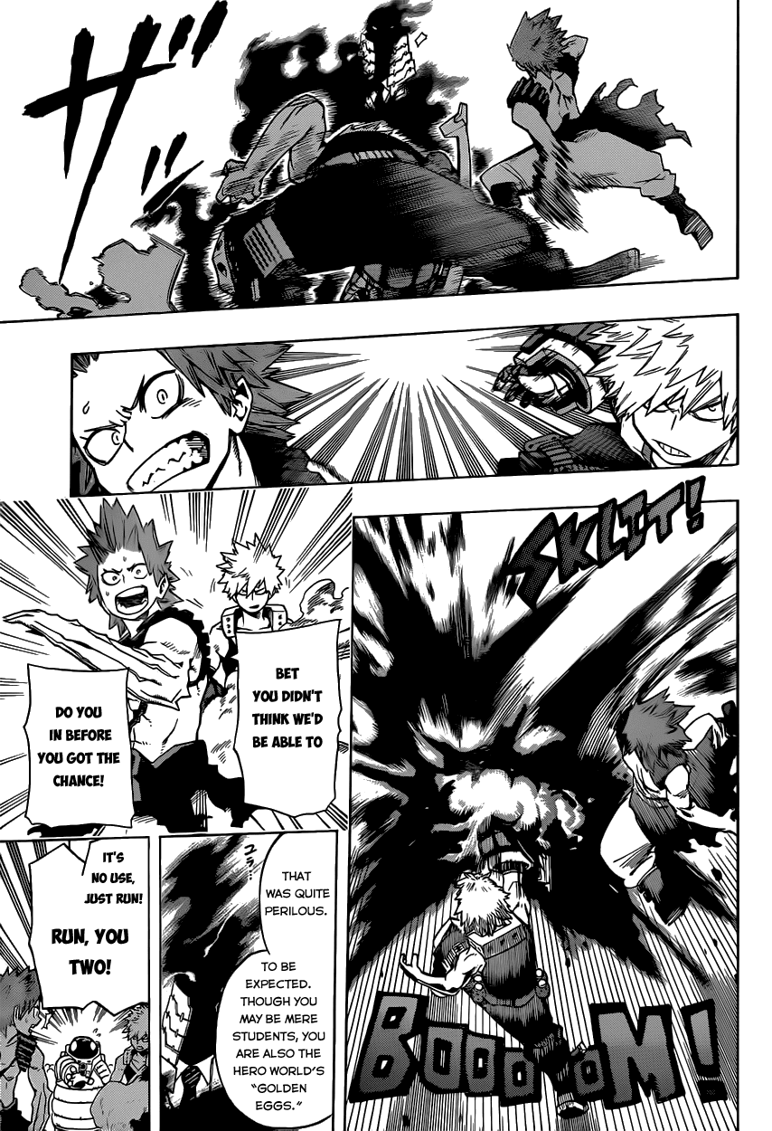 Boku no Hero Academia Chapter 14 page 11 - Chapter 14: Face-Off Against The Unkown