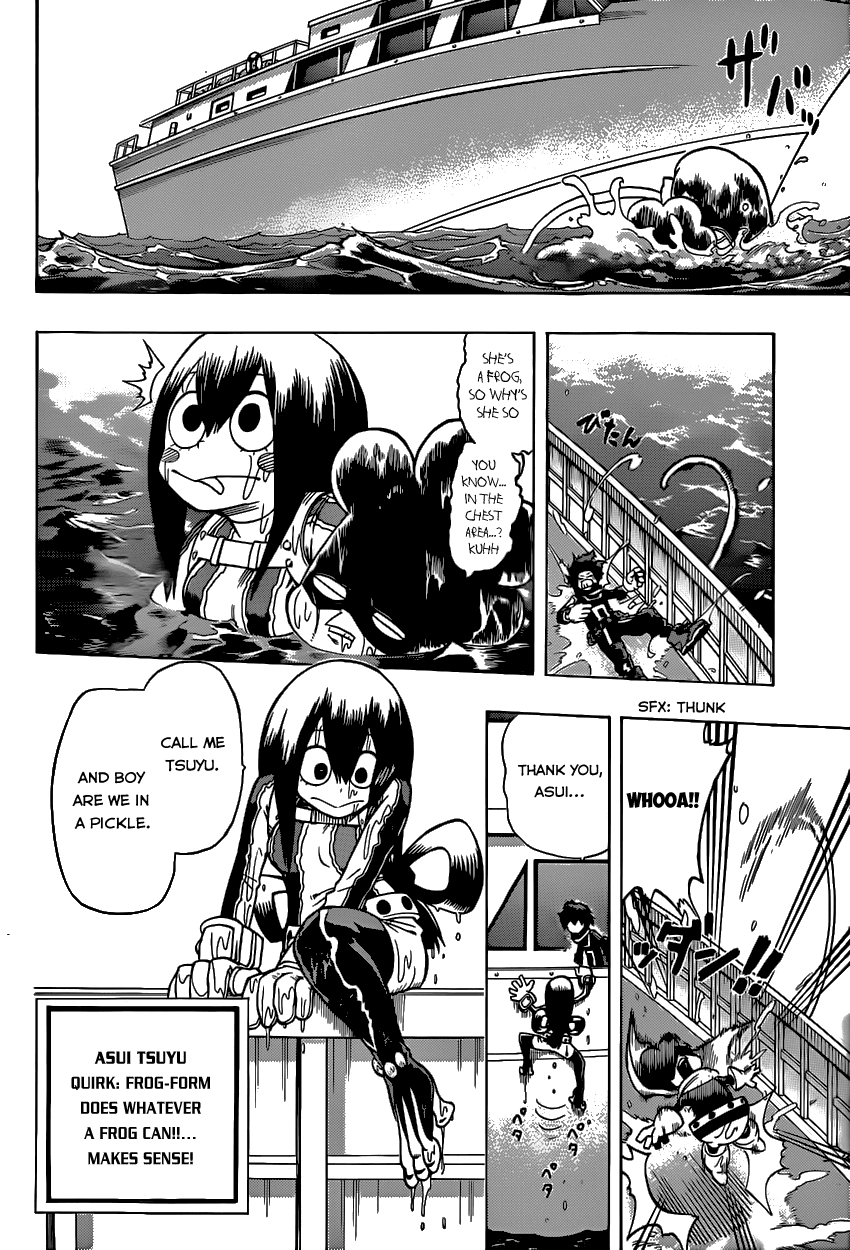 Boku no Hero Academia Chapter 14 page 16 - Chapter 14: Face-Off Against The Unkown
