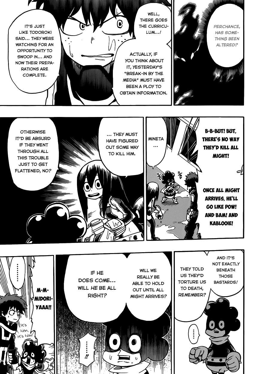 Boku no Hero Academia Chapter 14 page 17 - Chapter 14: Face-Off Against The Unkown