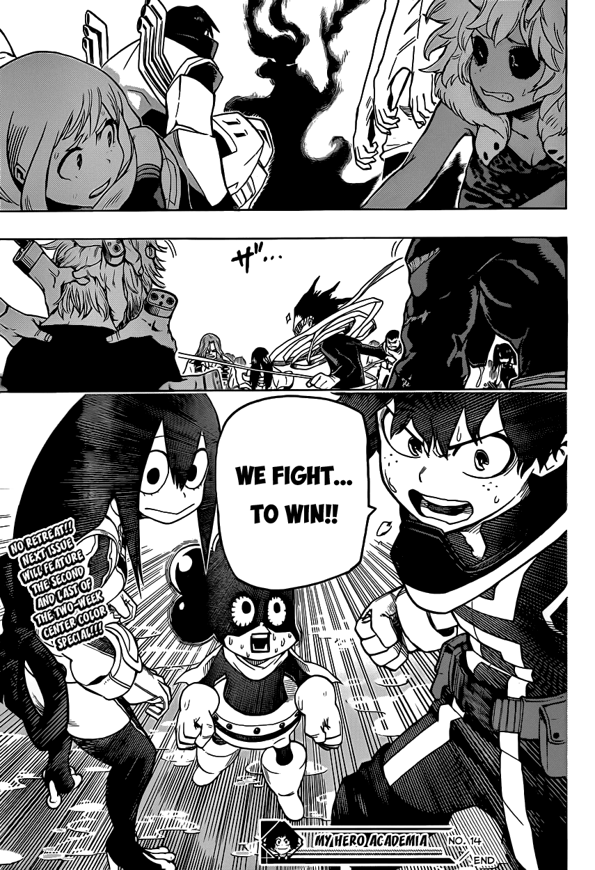 Boku no Hero Academia Chapter 14 page 21 - Chapter 14: Face-Off Against The Unkown